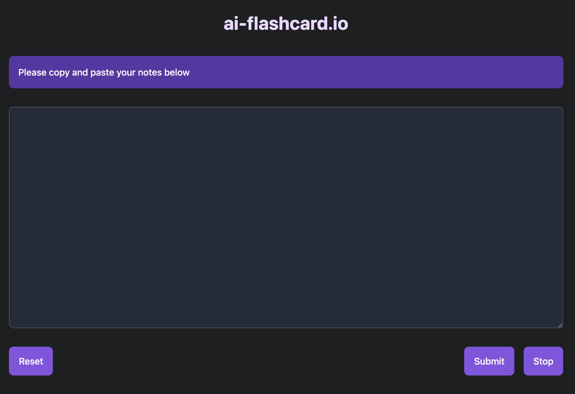 Flashcards generator